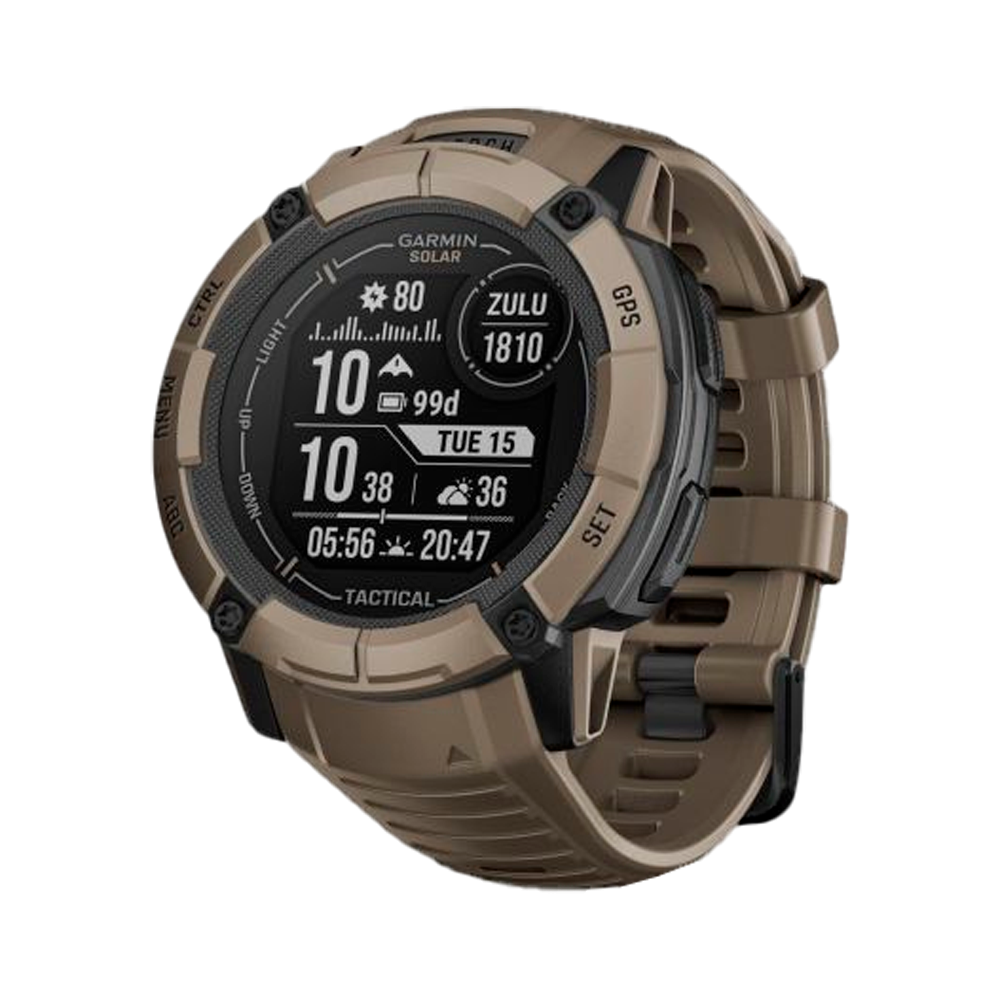 Смарт-часы Garmin INSTINCT 2X Solar Tactical Edition. Коричневый купить в интернет-магазине Фото Парк