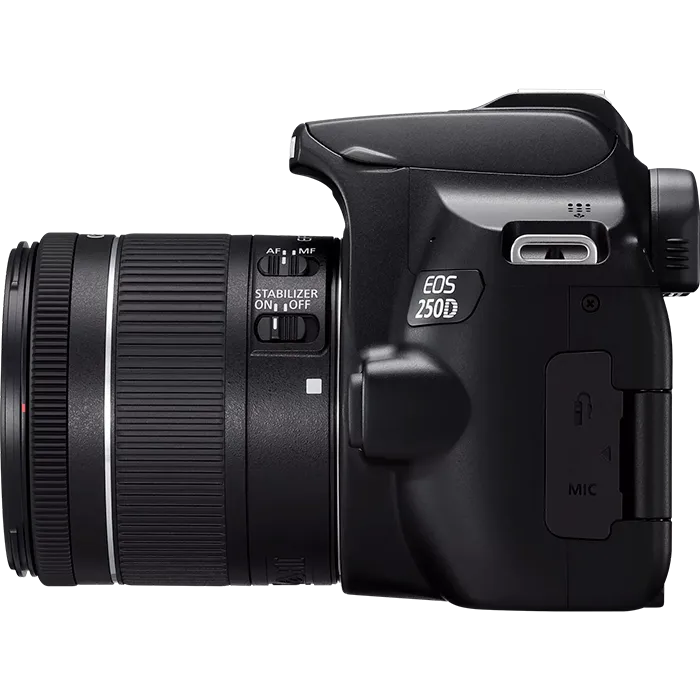 Зеркальный фотоаппарат Canon EOS 250D Kit EF-S 18-55mm f/4.0-5.6 IS STM. Черный   Б/У