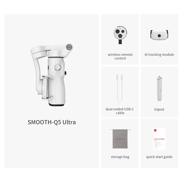 Стабилизатор для смартфона Zhiyun Smooth-Q5 Ultra Combo