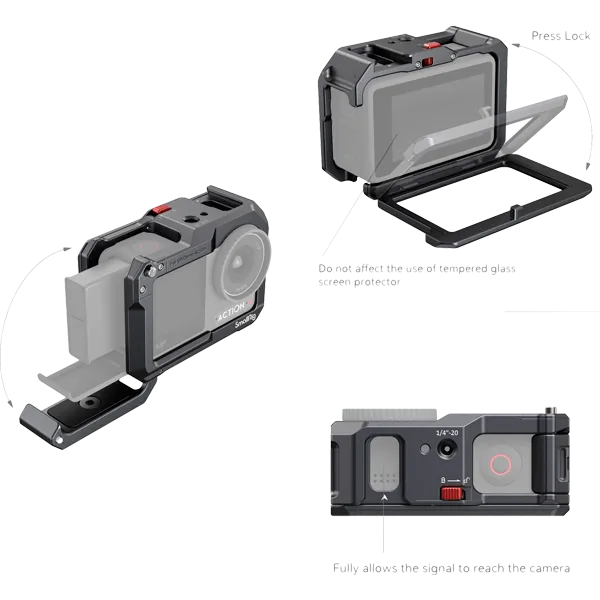 Клетка SmallRig 4119C для DJI Osmo Action 5 Pro / 4 / 3