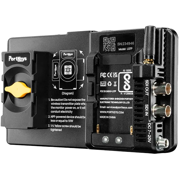 Операторский монитор Portkeys LS7P Чёрный 