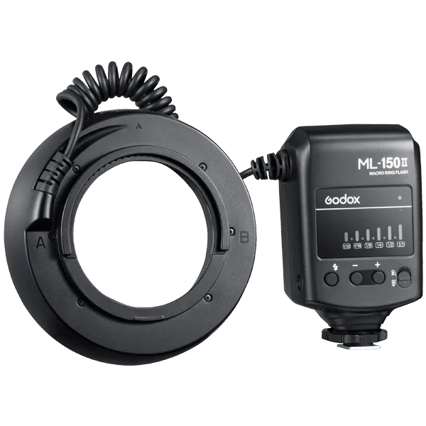 Вспышка для макросъемки Godox ML-150II кольцевая