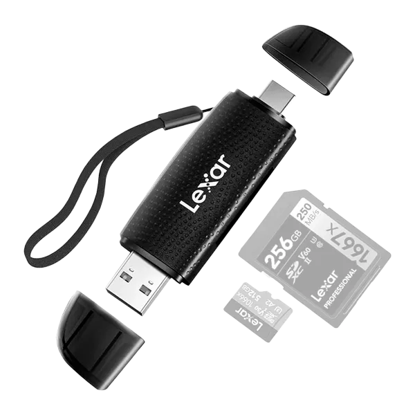 Картридер Lexar SD/MicroSD (USB/USB-C)