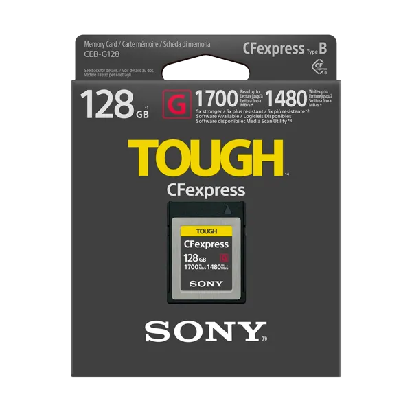 Карта памяти Sony CFexpress Type B Tough 128 ГБ (CEB-G128)