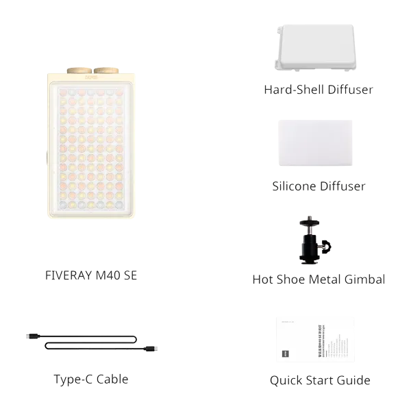 Осветитель Zhiun FIVERAY M40 SE Light