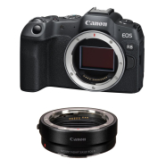 Беззеркальный фотоаппарат Canon EOS R8 Body + Mount Adapter EF-EOS R