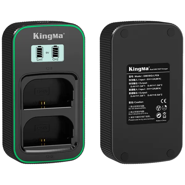 Зарядное устройство Kingma для Canon LP-E6P