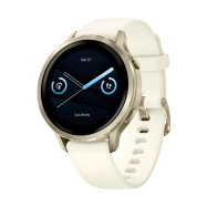 Смарт-часы Garmin Venu 4-41 мм лунно-золотистый с силиконовым ремешком цвета слоновой кости