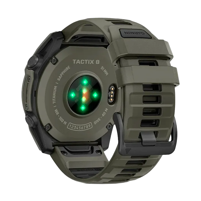 Смарт-часы Garmin Tactix 8 – 51 мм, Amoled Cerakote Sapphire Olive