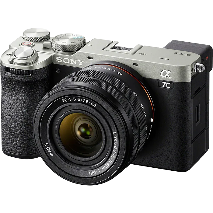 Цифровая фотокамера Sony Alpha a7C II Kit 28–60mm f/4-5.6. Серебристый