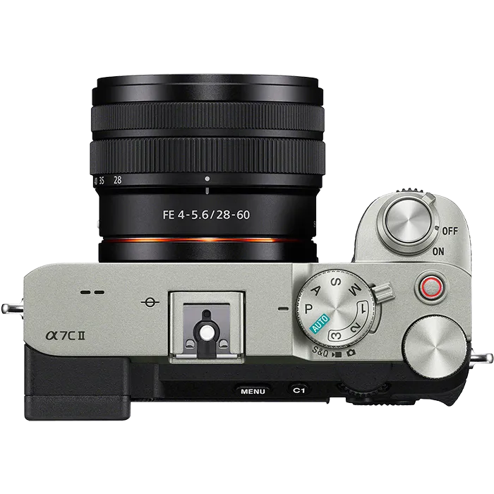 Цифровая фотокамера Sony Alpha a7C II Kit 28–60mm f/4-5.6. Серебристый
