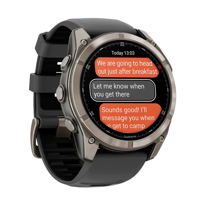 Смарт-часы Garmin Fenix 8 Pro - 51 мм,AMOLED Sapphire, серебристо-серый, графитово-черный сил.рем-к 