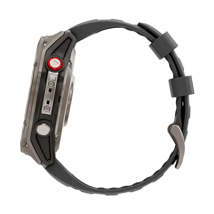 Смарт-часы Garmin Fenix 8 Pro - 51 мм,AMOLED Sapphire, серебристо-серый, графитово-черный сил.рем-к 
