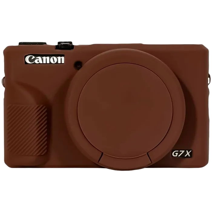 Защитный чехол для фотокамеры Canon PowerShot G7X Mark III Коричневый
