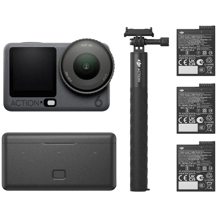 Экшн-камера DJI Osmo Action 6 Adventure Combo