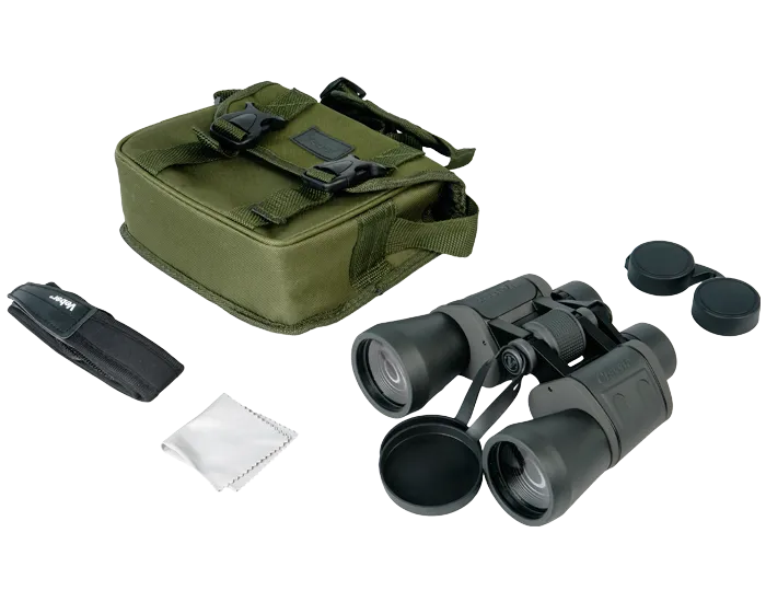 Бинокль Veber Classic БПШЦ 10x50 VRWA широкоугольный, серый