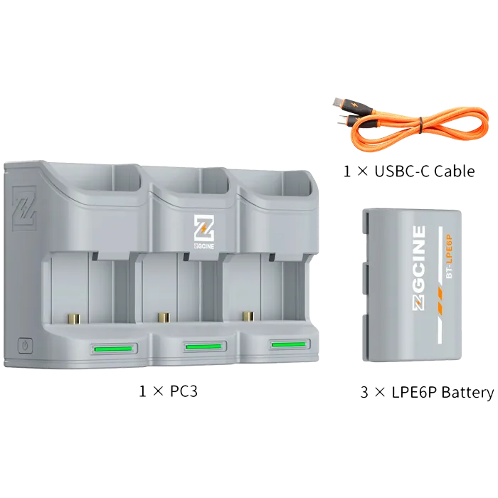 Зарядное устройство ZGCINE PC3-LPE6P Kit3