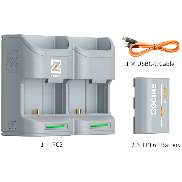Зарядное устройство ZGCINE PC2-LPE6P Kit2