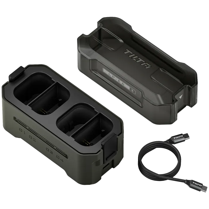 Зарядный кейс Tilta Charging Station Battery Kit для 4х LP-E6P