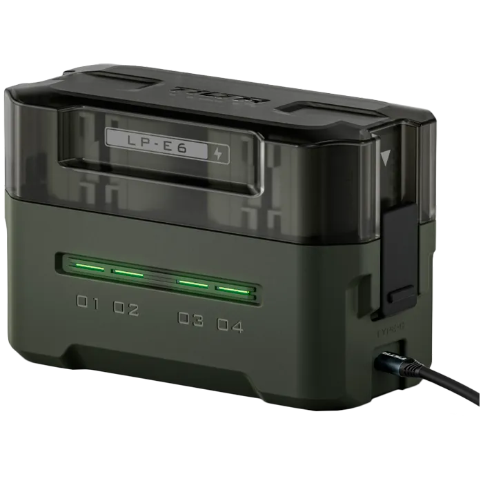 Зарядный кейс Tilta Charging Station Battery Kit для LP-E6P(4 батарейки)