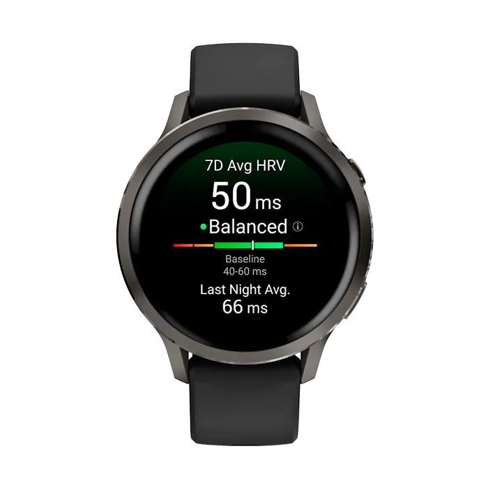 Смарт-часы Garmin Venu 4-41 мм темно-серый с черным ремешком