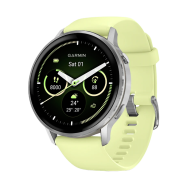 Смарт-часы Garmin Venu 4-45 мм серебристый с лимонным ремешком