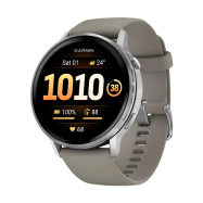 Смарт-часы Garmin Venu 4-45 мм серебристый с серым ремешком