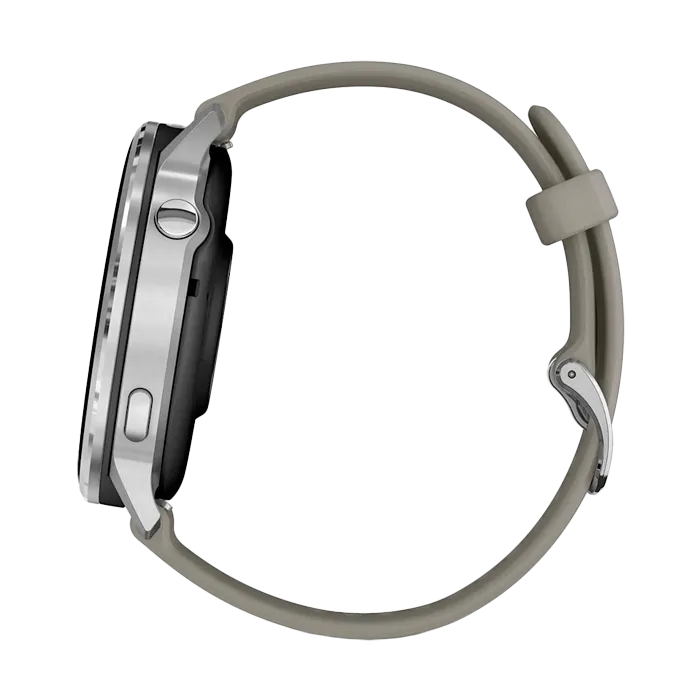 Смарт-часы Garmin Venu 4-45 мм серебристый с серым ремешком