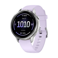 Смарт-часы Garmin Venu 4-41 мм серебристый с сиренево-голубым ремешком