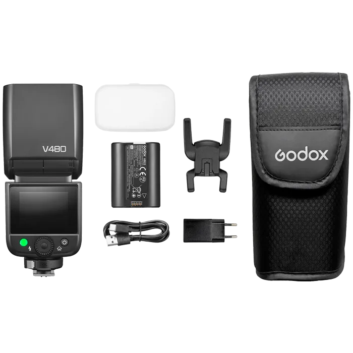 Вспышка накамерная Godox V480N TTL аккумуляторная для Nikon