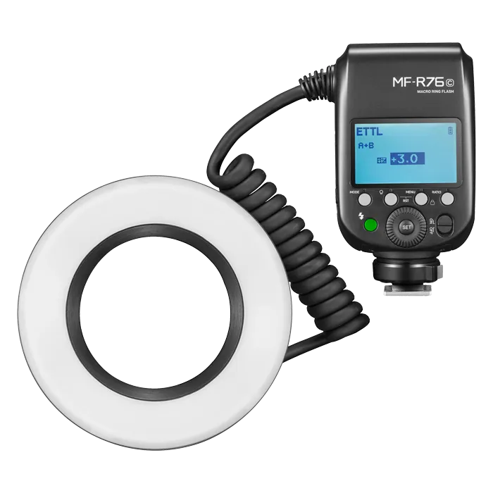 Вспышка для макросъемки Godox MF-R76C TTL для Canon