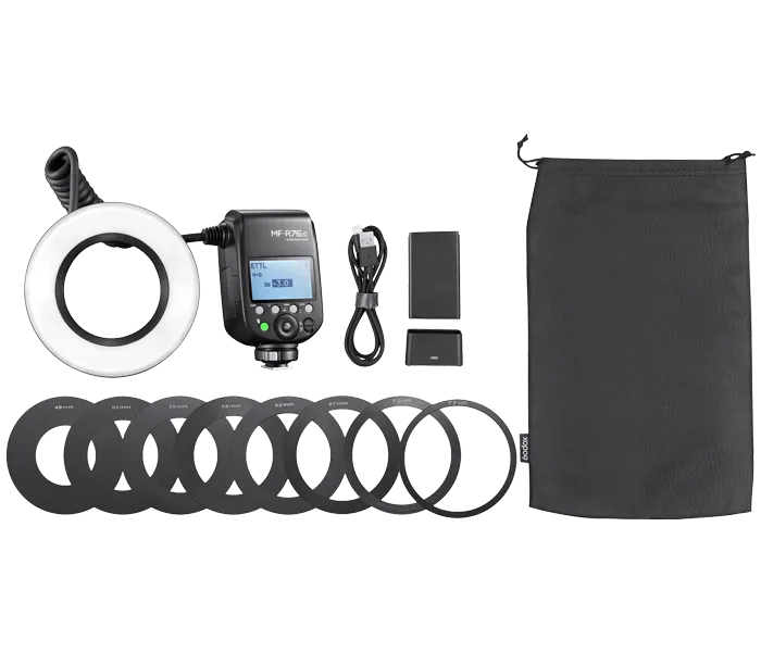 Вспышка для макросъемки Godox MF-R76C TTL для Canon