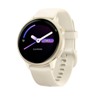Смарт-часы Garmin Vivoactive 6 лунно-золотистый с ремешком цвета слоновой кости