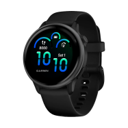 Смарт-часы Garmin Vivoactive 6 темно-серые с черным ремешком