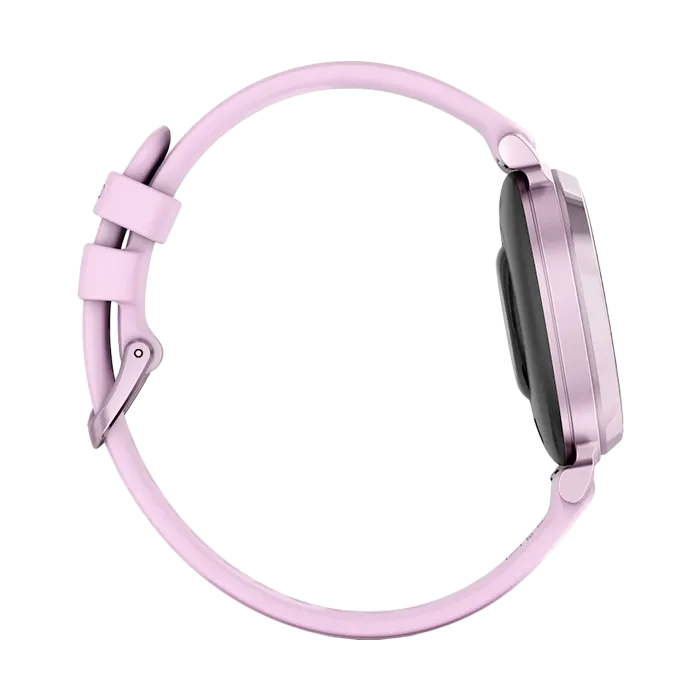 Смарт-часы Garmin Lily 2 с безелем лилового цвета, лиловый силиконовый ремешок