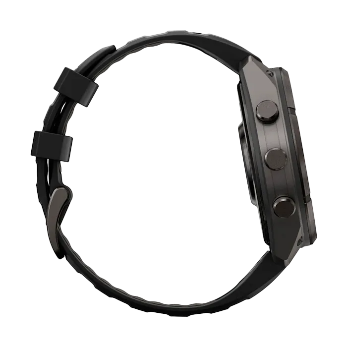 Смарт-часы Garmin Fenix 9 Pro - 47mm Amoled inReach Carbon Gray DLC Titanium with Black