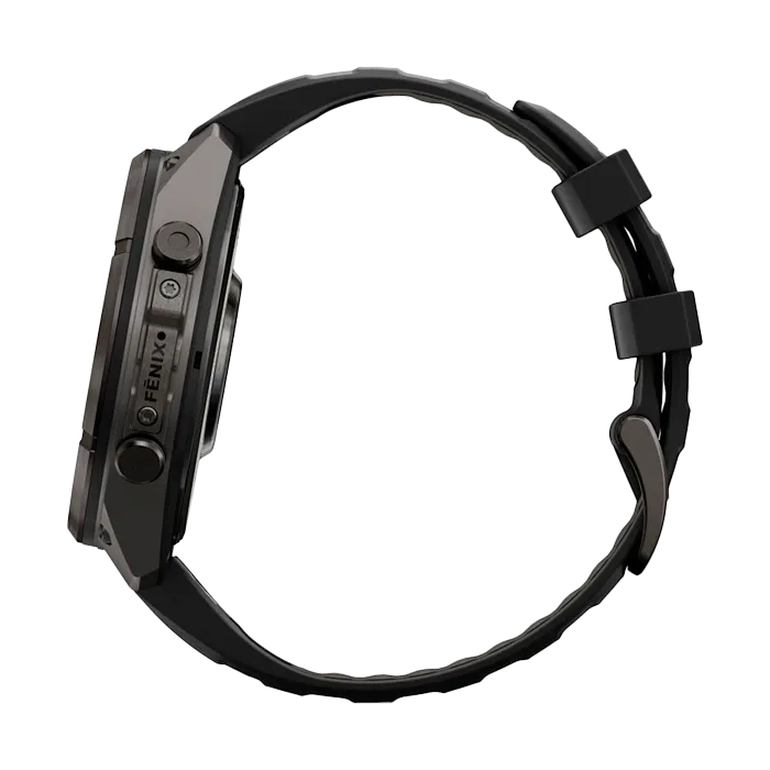Смарт-часы Garmin Fenix 9 Pro - 47mm Amoled inReach Carbon Gray DLC Titanium with Black