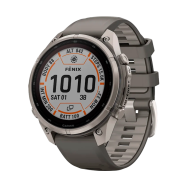 Смарт-часы Garmin Fenix 9 Pro - 47mm Solar inReach,Titanium, графитово-чёрный силиконовый ремешок