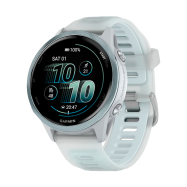 Смарт-часы Garmin Forerunner 570 - 42мм, светло-серый, алюминиевый безель, облачно-голубой ремешок