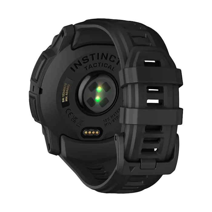 Смарт-часы Garmin INSTINCT 3 - 50mm AMOLED, Tactical Edition черный с черным ремешком 
