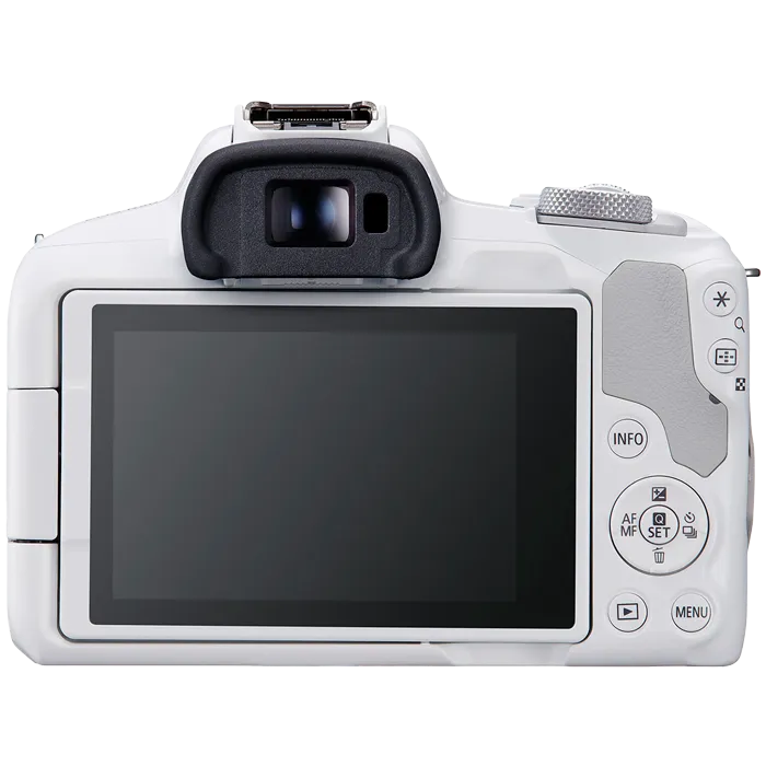 Беззеркальный фотоаппарат Canon EOS R50 Kit RF-S 18-45mm f/4.5-6.3 IS STM Белый