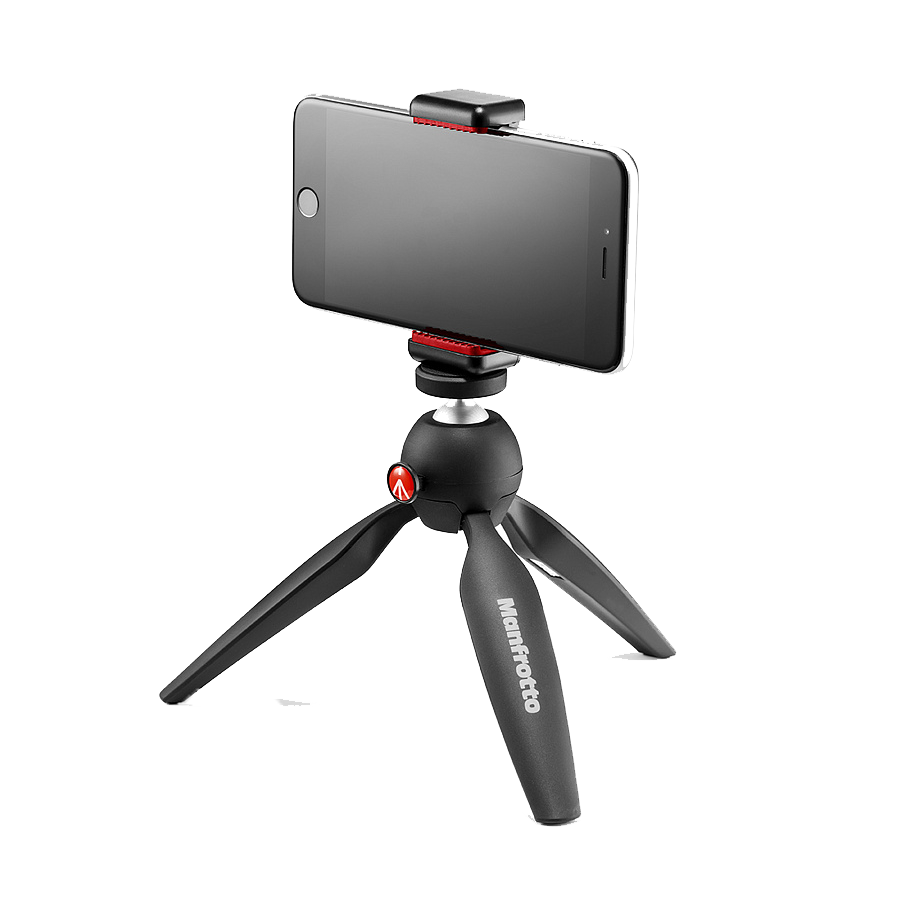 Manfrotto MKPIXICLAMP-BK комплект штатив и держатель смартфона