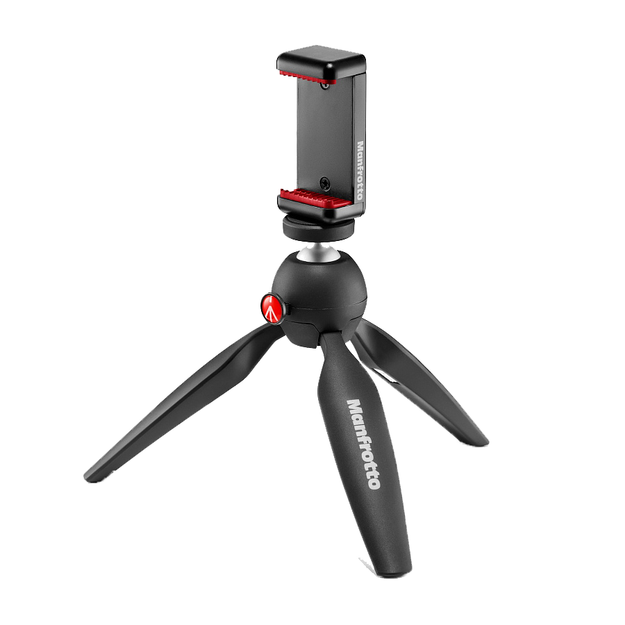 Manfrotto MKPIXICLAMP-BK комплект штатив и держатель смартфона