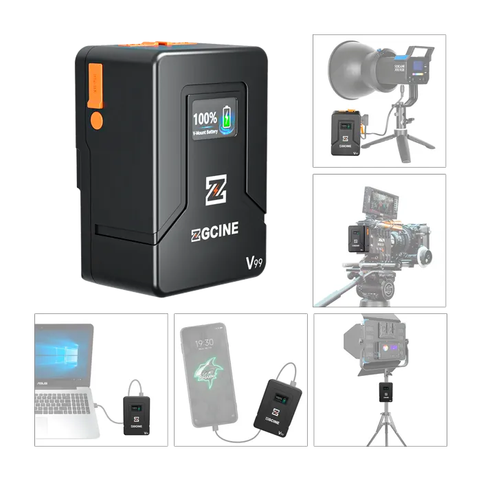 Внешний АКБ ZGcine ZG-V99 V-mount 6800mAh