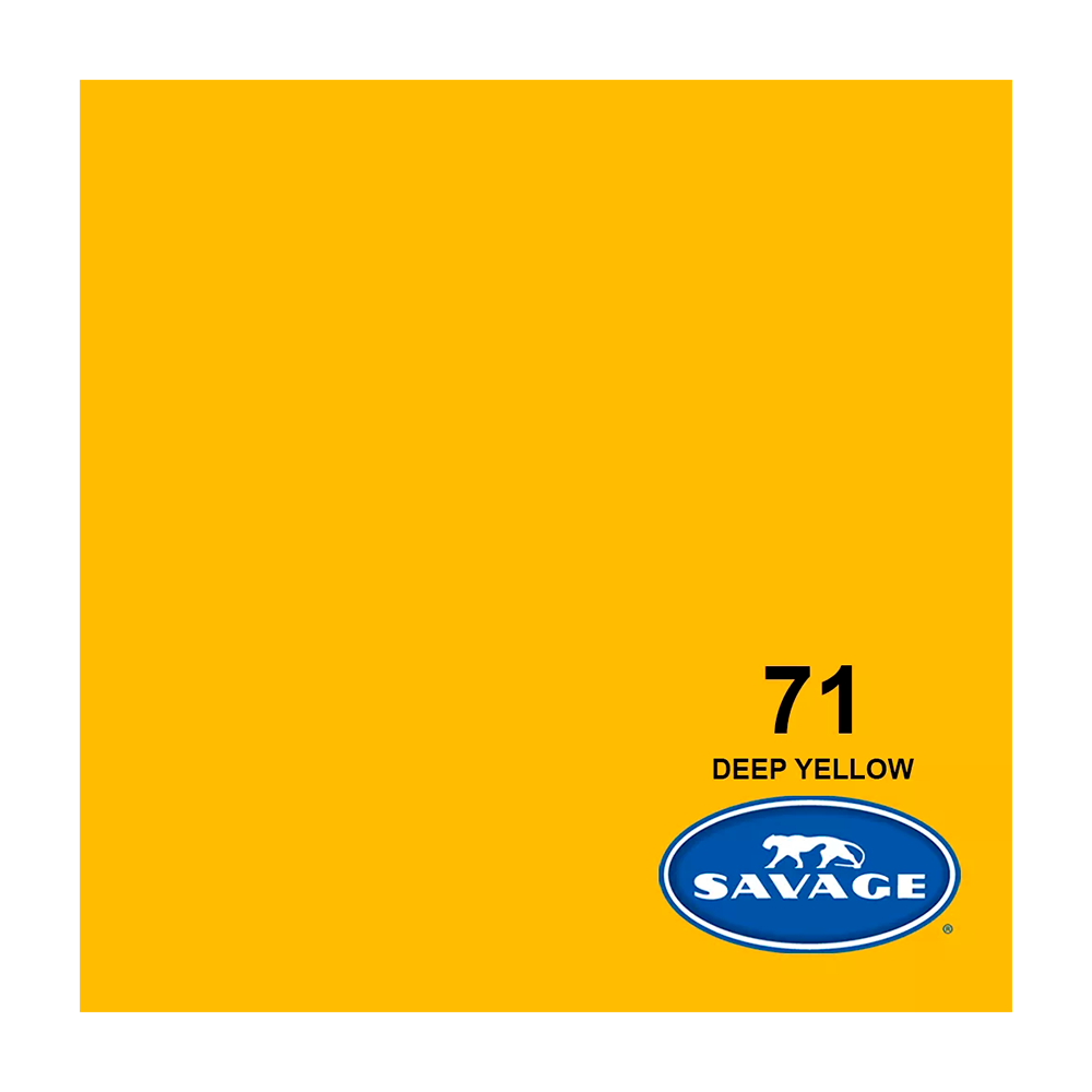 Фон бумажный Savage (71-12) Deep Yellow 2.7x11m. Темно-желтый
